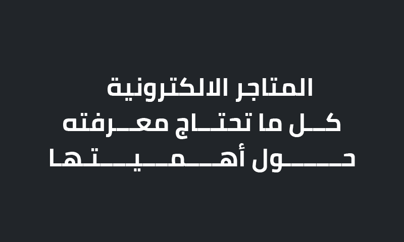 المتاجر الالكترونية كل ما تحتاج معرفته حول أهميتها